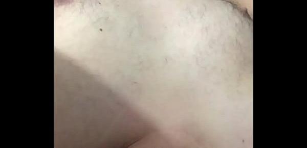  Edging My Small Uncut Hairy Cock